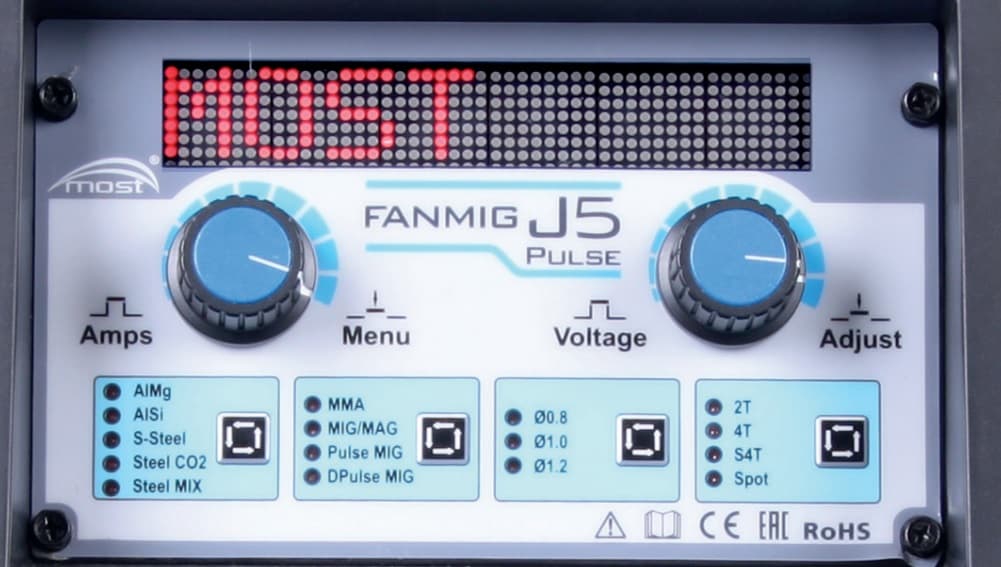 MIG/MAG Keevitus FANMIG J5 PULSE