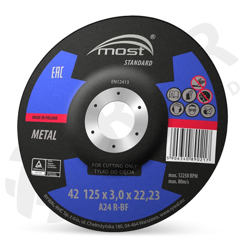 Lõikeketas MOST STANDARD METAL 42 150×3.0×22 A24RBF