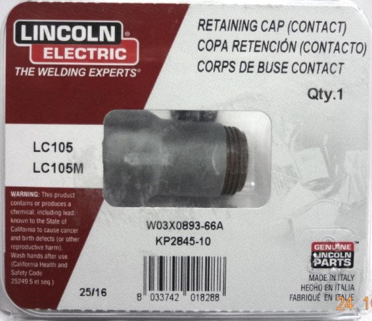 Contact nozzle retaining cap LC-105