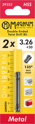 Needipuur D5 HSS kahepoolne