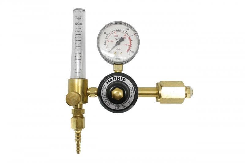 Gaasireduktor Harris rotameetriga Ar/Co2 15 L/min W 24,32 keermega AGA