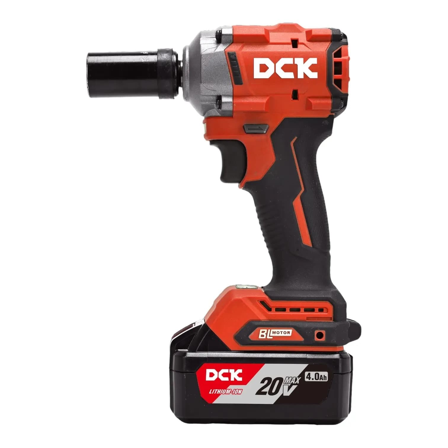 Akulöökmutrikeeraja DCK KDPB358FK, BL motor, 20V / 358Nm. 1/2`` (2x5,0Ah aku, laadija)
