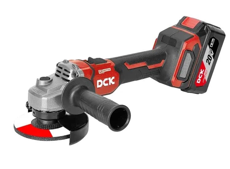 DCK akuga harjadeta nurklihvija 125mm, 20V, (ilma aku ja laadijata)