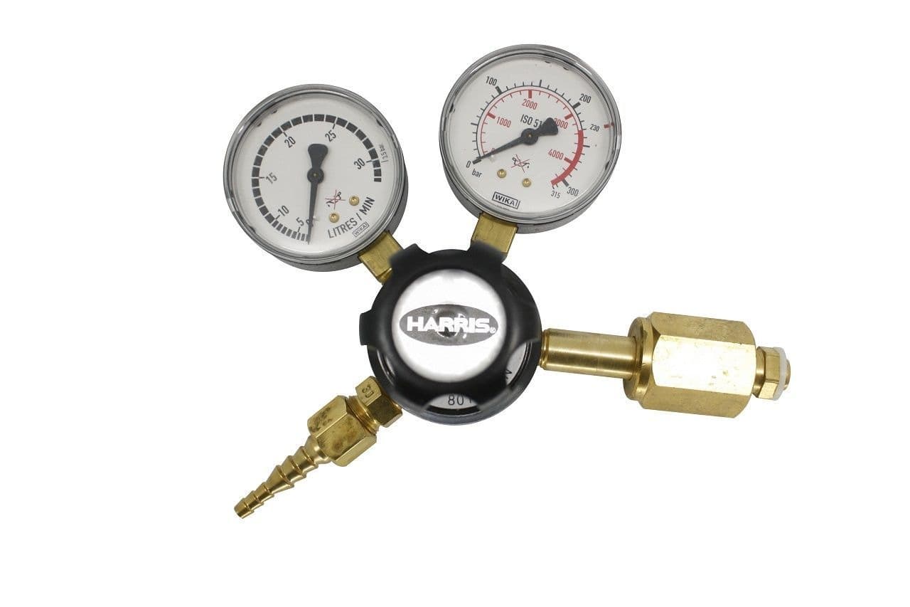 Gaasireduktor 2 kellaga Harris Ar/ArMix 30 L/min W 24,32 x 1/14"R keermega