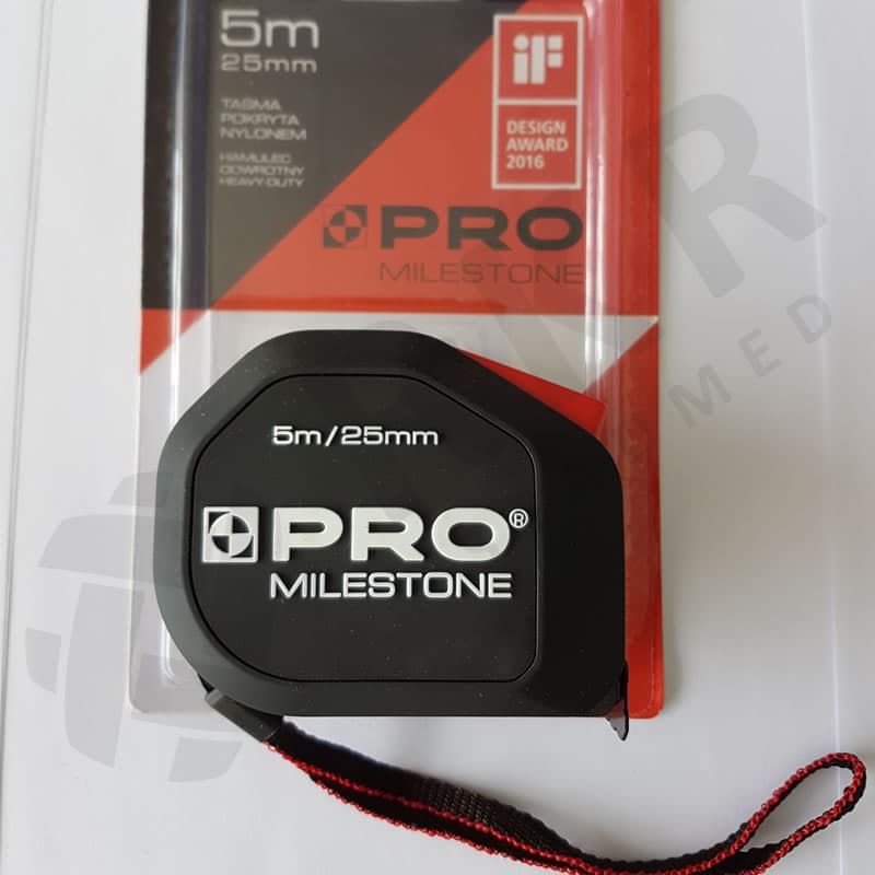 Mõõdulint PRO MILESTONE 5mx25mm