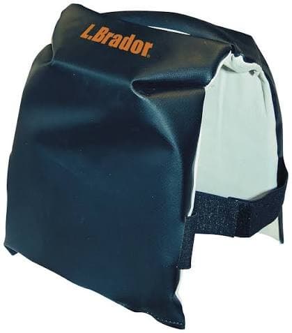 L.Brador 576LP põlvepadi PVC/nahk must (peale)