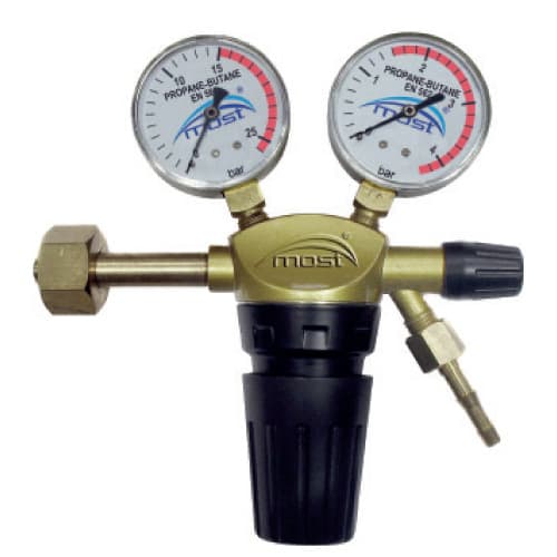 Regulaator MOST BRASS Propaan W21,8x1/14
